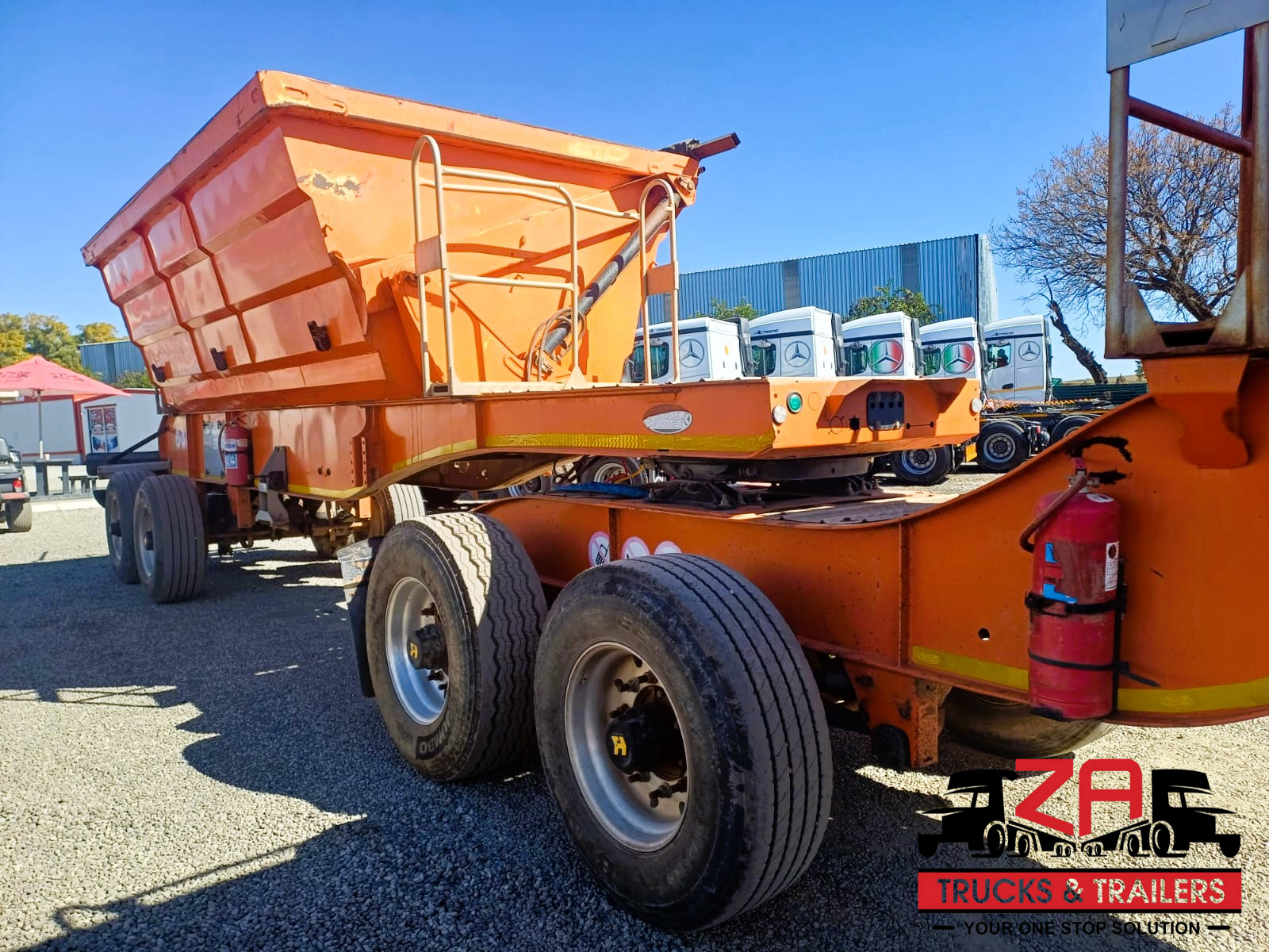 2021 SA TRUCK BODIES 25 CUBE SIDE TIPPER TRAILER #53115